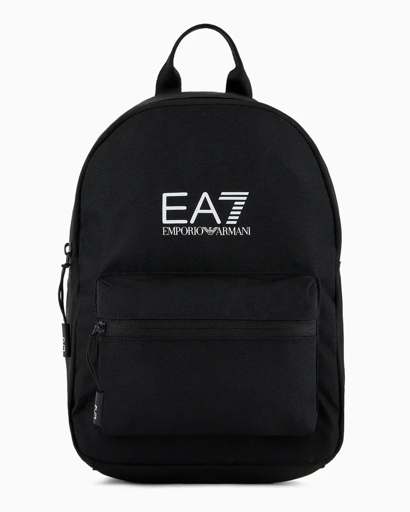 EA7 Runder Rucksack Junior Schwarz