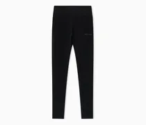 Stretchjersey Leggings mit hoher Taille der Logo Series