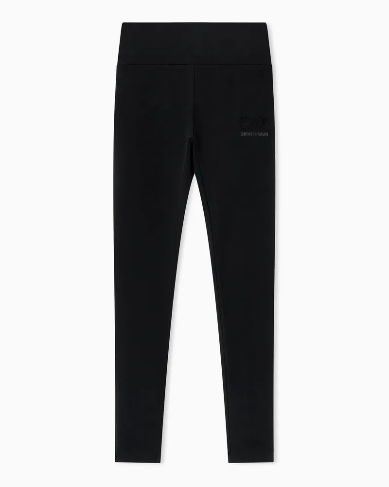 EA7 Stretch Jersey leggings Schwarz