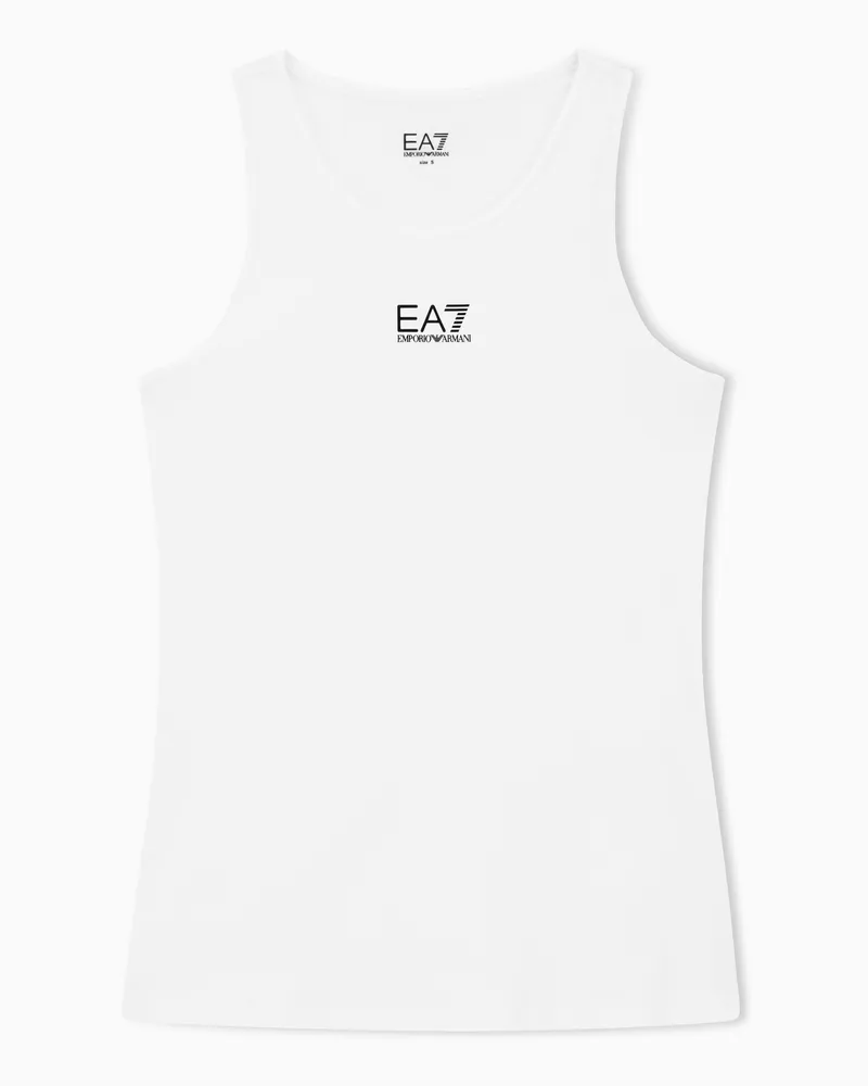 EA7 Tennis Pro Top In VENTUS7 Technical Fabric Weiß