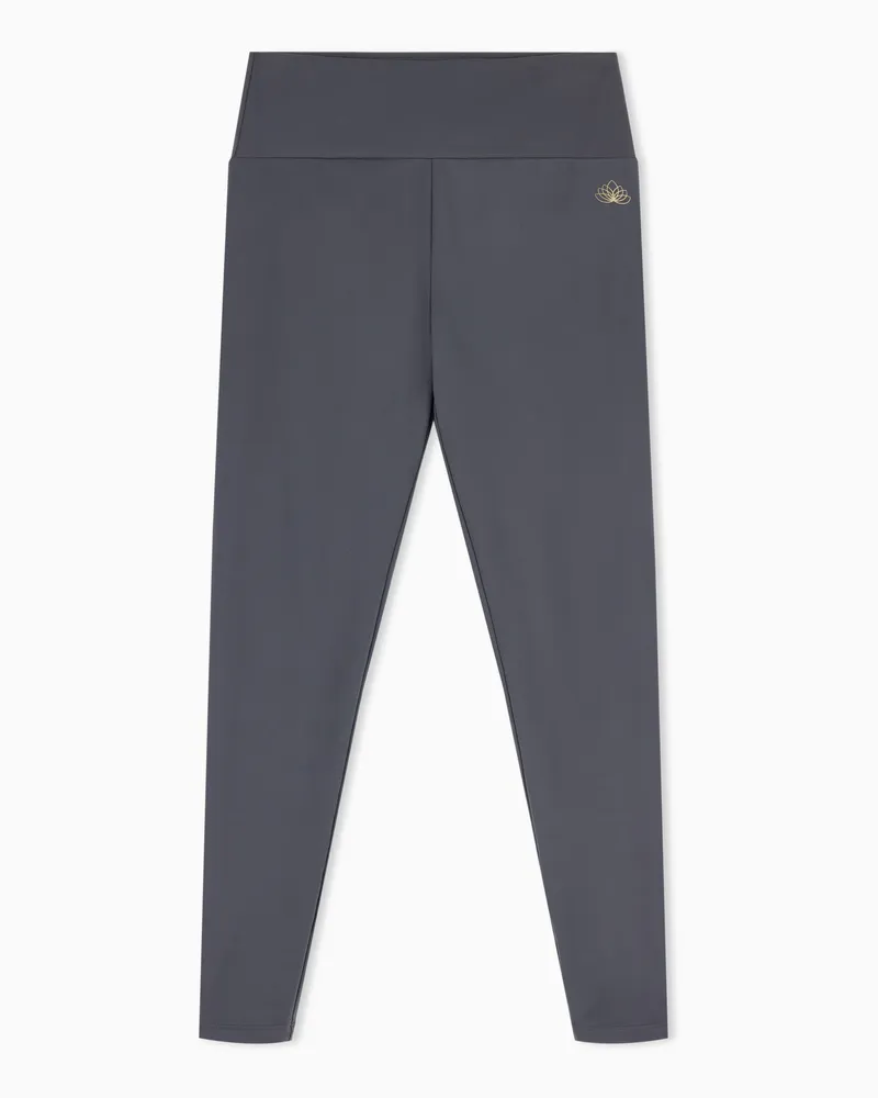 EA7 Leggings Vigor Fullness aus Jersey im Slim Fit Braun