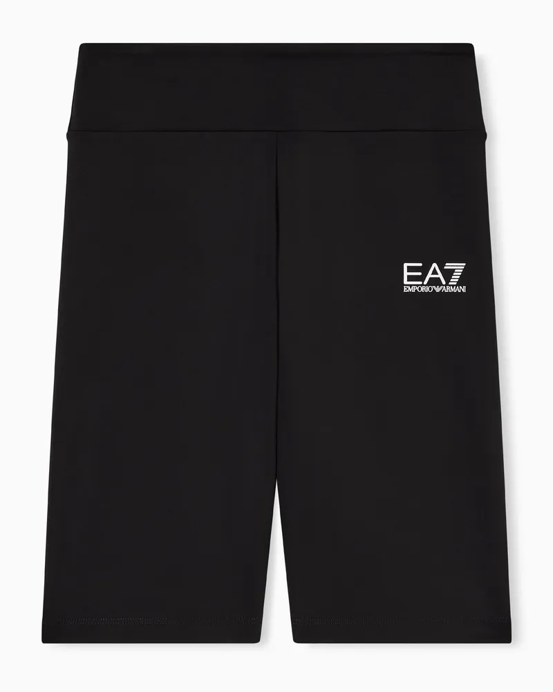 EA7 Dynamic Athlete Radlerhose aus VIGOR7-Funktionsgewebe Schwarz