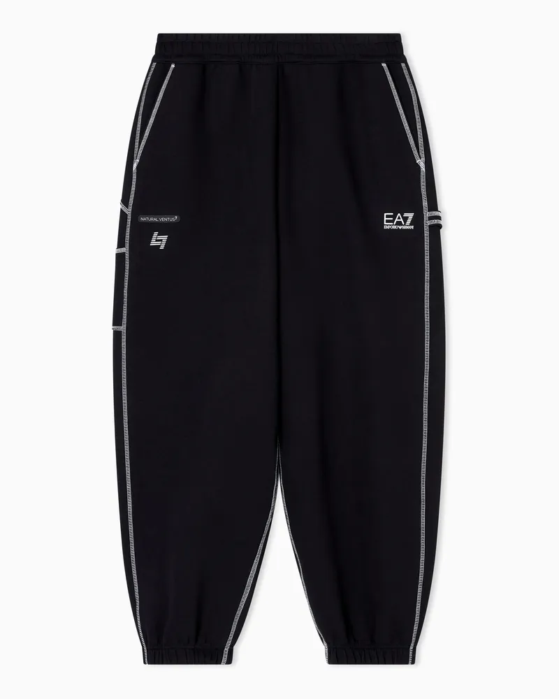 EA7 Dynamic Athlete Hose aus „Natural VENTUS7“-Funktionsgewebe Schwarz