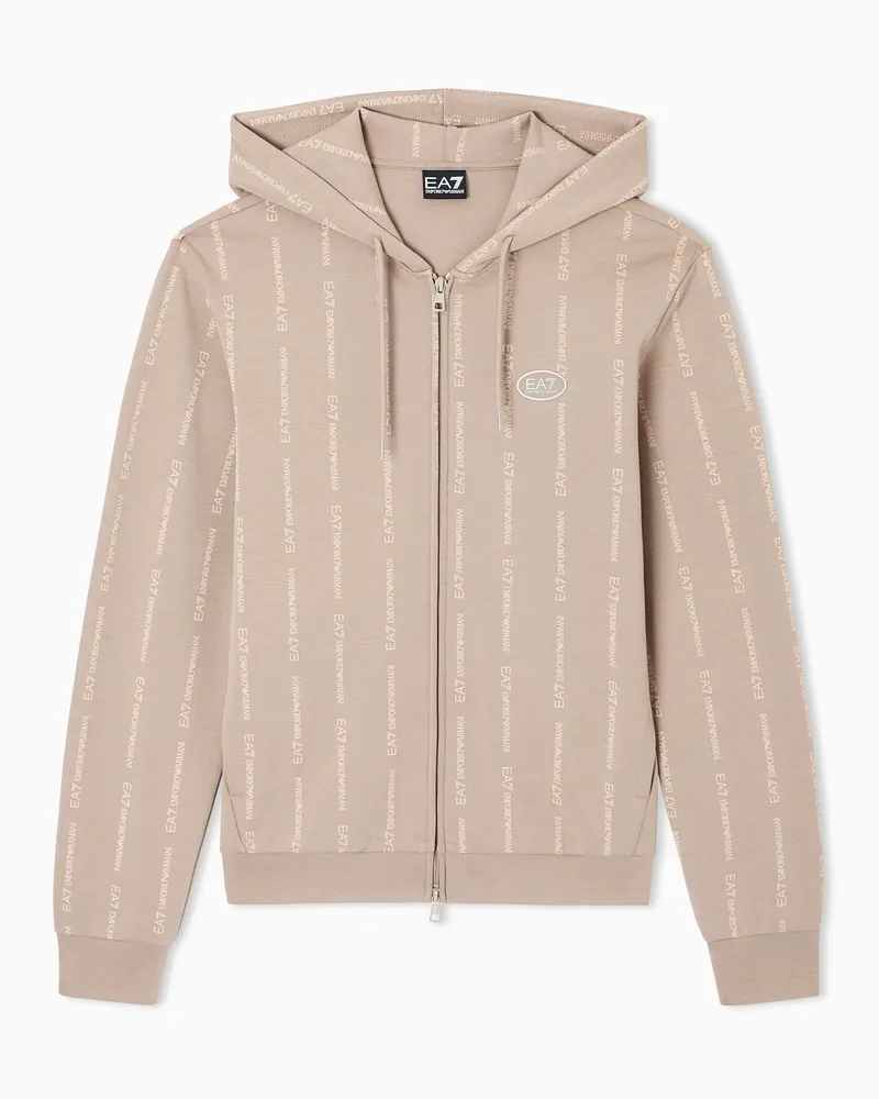 EA7 Sweatshirts mit Reißverschluss Beige