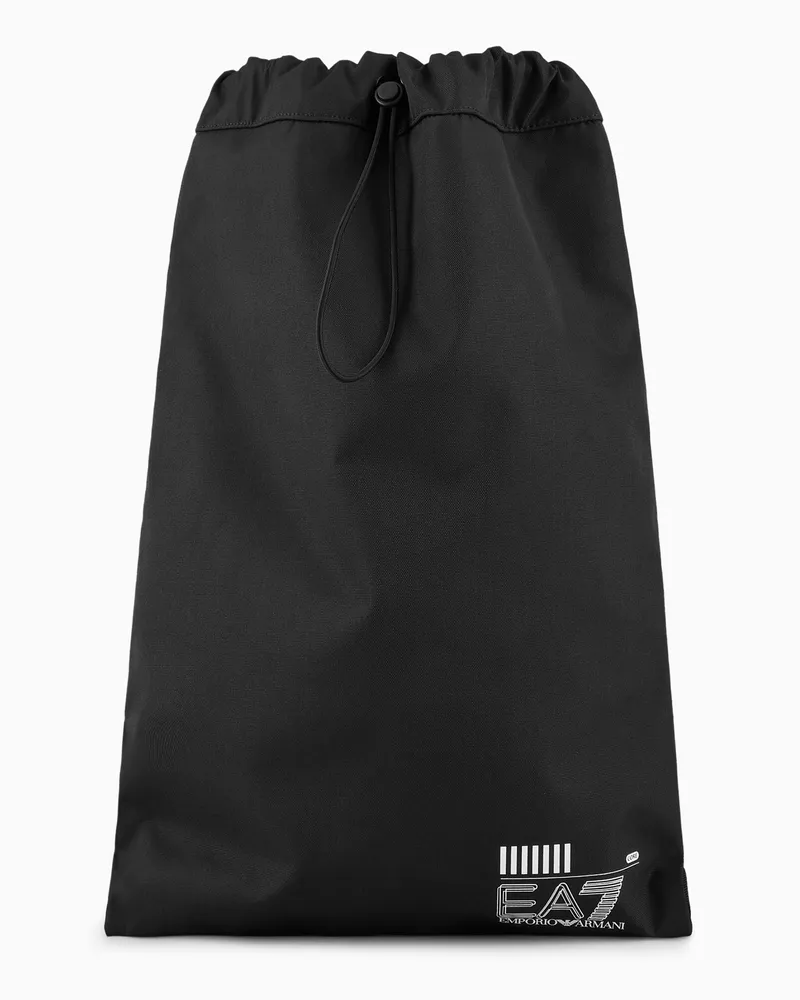 EA7 Train Core Beuteltasche aus recyceltem ASV-Gewebe Schwarz