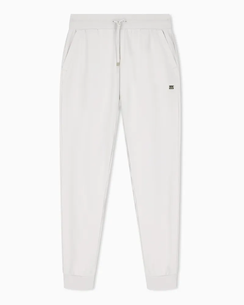 EA7 Baumwollstretch Jogginghose mit elastischem Bund Core Lady Grau