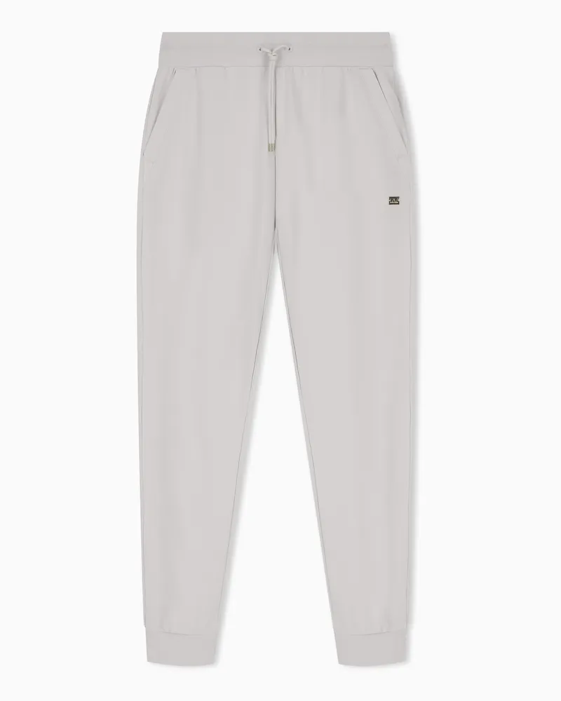 EA7 Baumwollstretch Jogginghose mit elastischem Bund Core Lady Grau