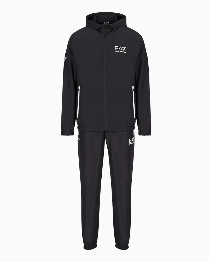EA7 Tennis Pro Trainingsanzug aus VENTUS7-Funktionsgewebe Schwarz