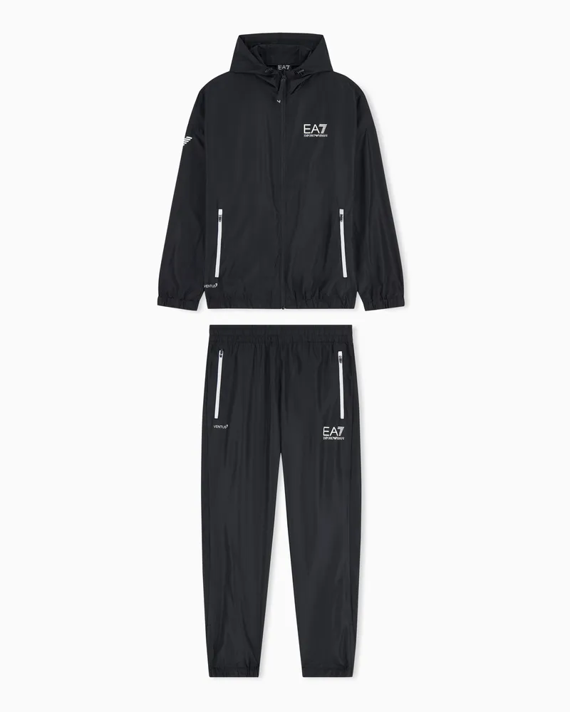 EA7 Tennis Pro Trainingsanzug aus VENTUS7-Funktionsgewebe Schwarz