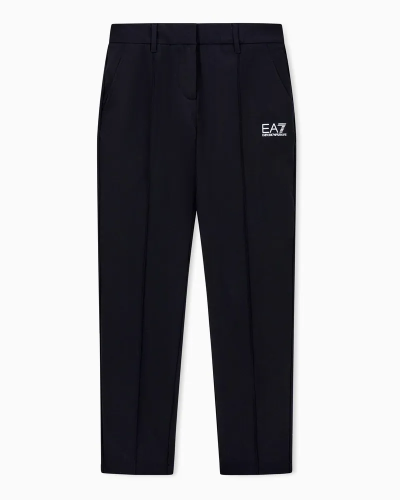EA7 Gerade geschnittene Golf Pro-Hose aus leichtem und elastischem Material Schwarz