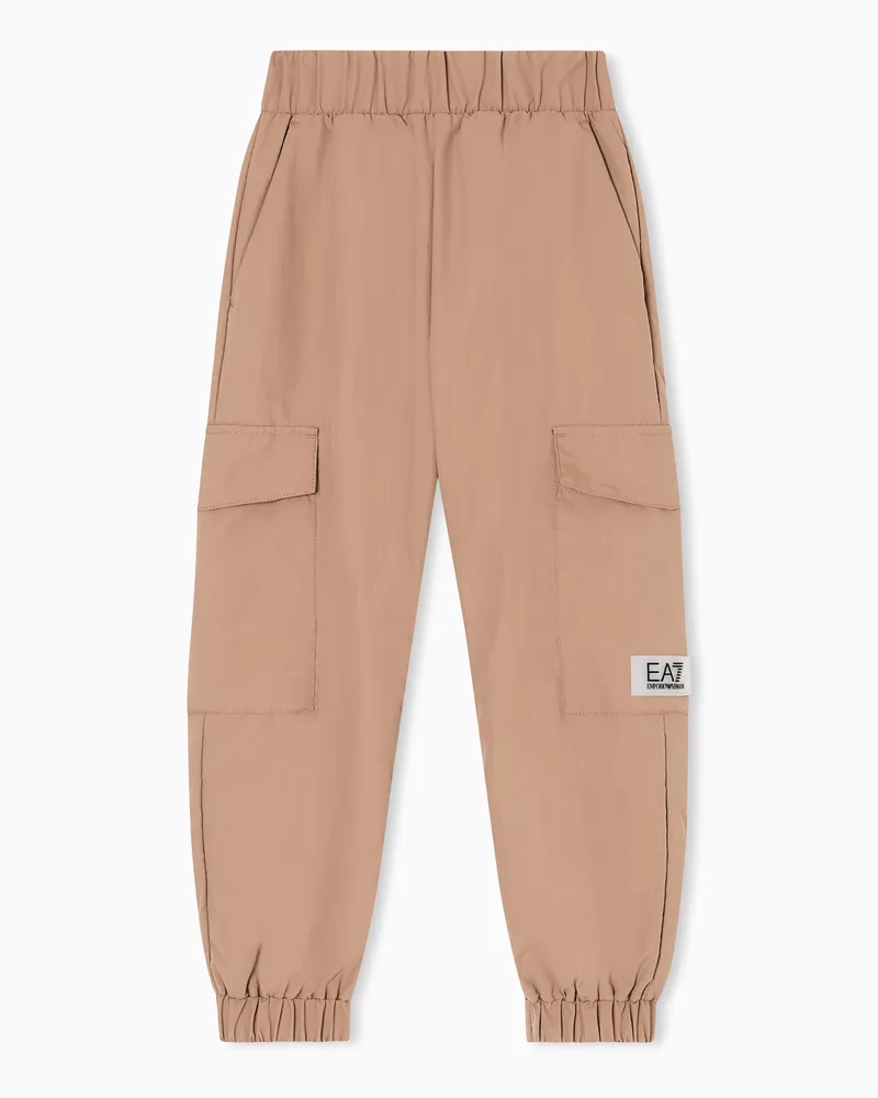 EA7 Contemporary Sport Cargohose aus Nylon Braun