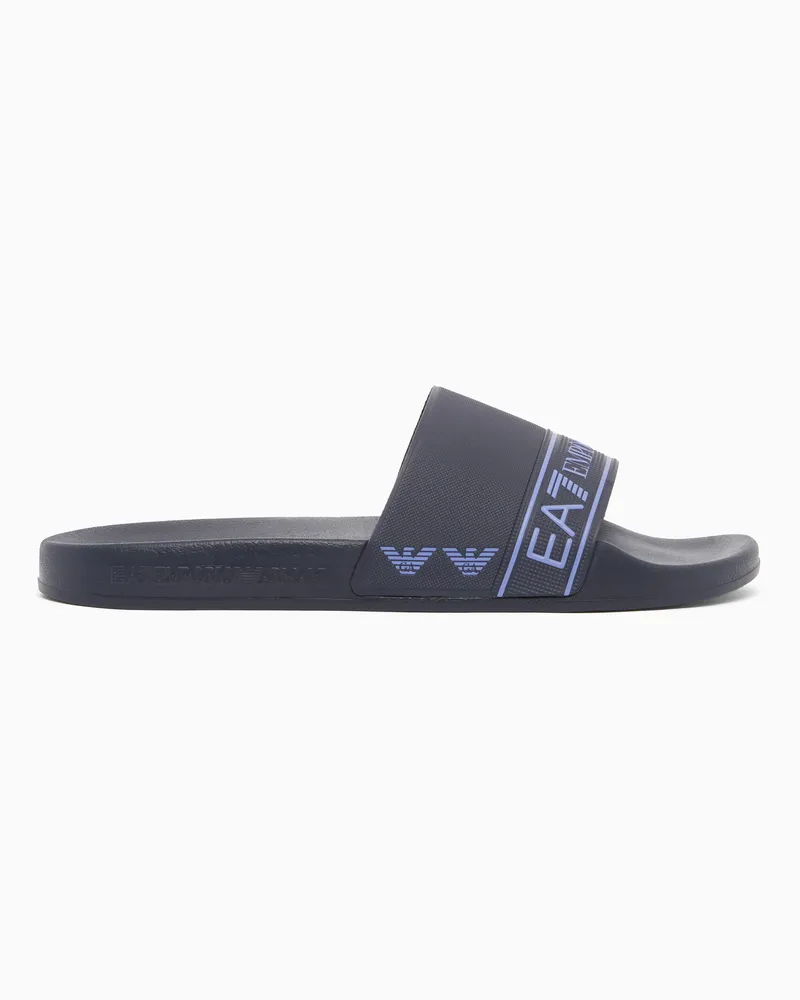 EA7 Slides Blau