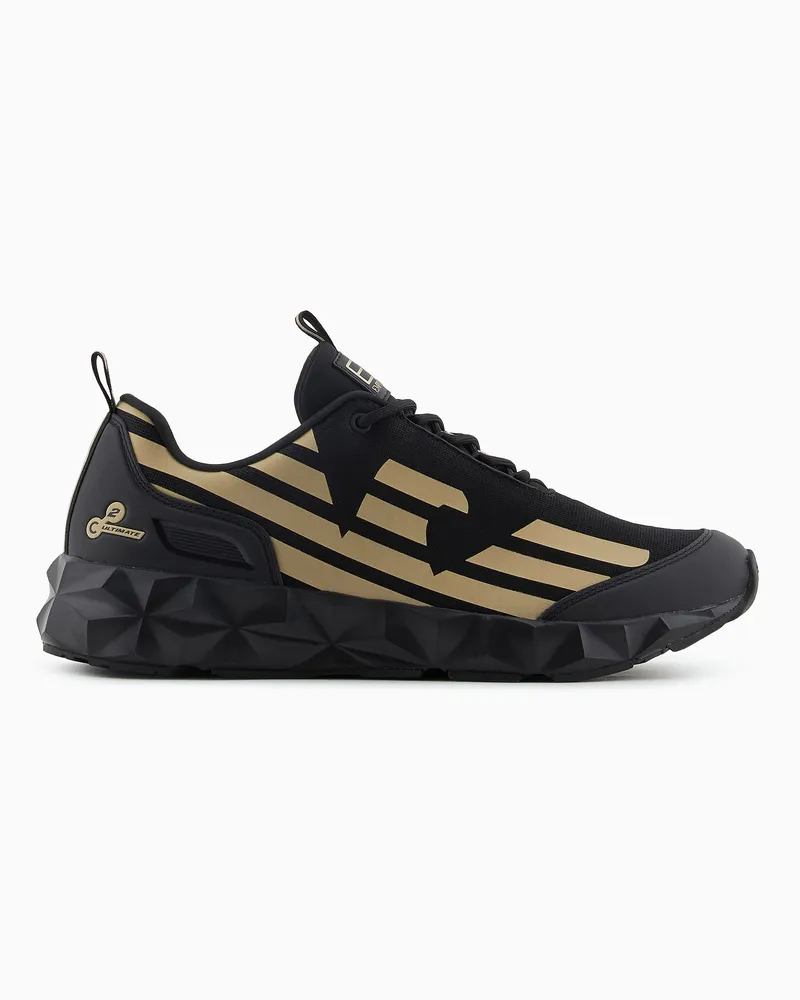 EA7 Sneaker core mit ultraleichter Sohle Ultimate C2 Kombat New Schwarz