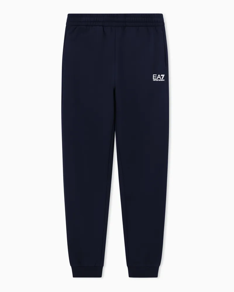 EA7 Core Identity Jogginghose aus einer Baumwollmischung Blau