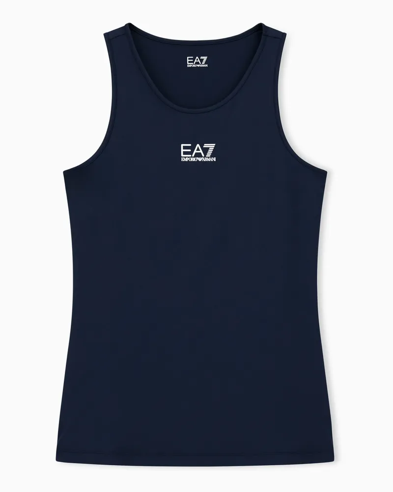 EA7 Tennis Pro Top In VENTUS7 Technical Fabric Blau