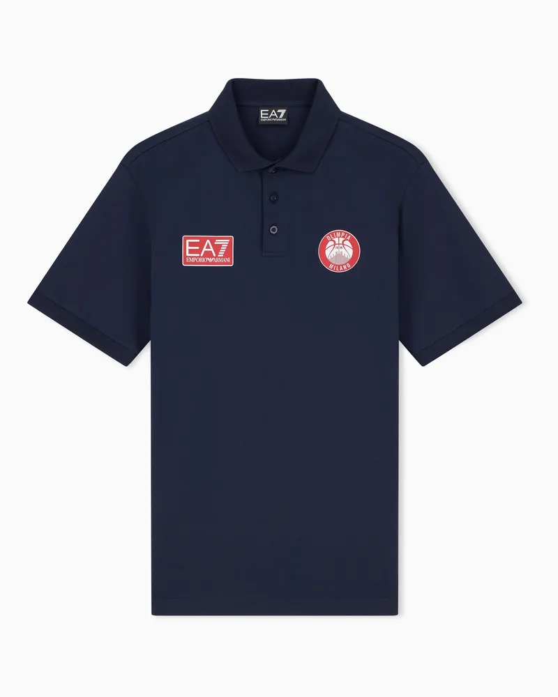 EA7 Poloshirts Marineblau