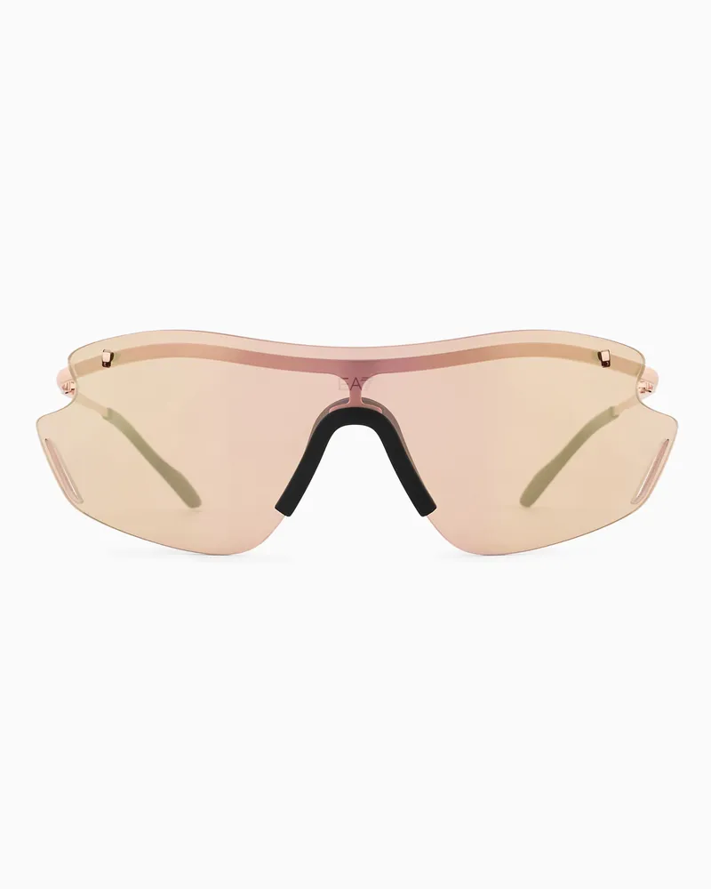 EA7 Sonnenbrille Rycer Metal Braun