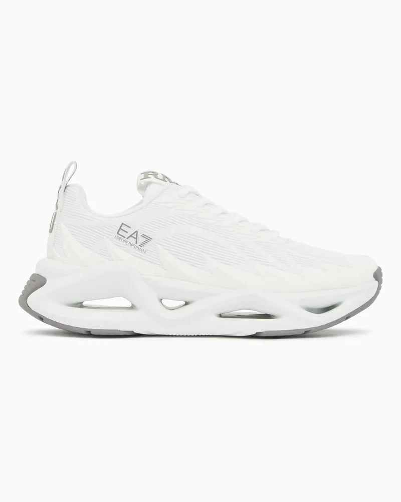 EA7 Sneaker Infinity Venom im Regular Fit aus Mesh Weiß