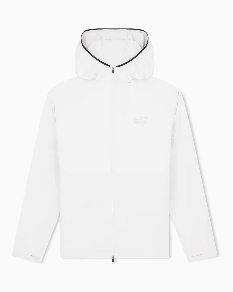 EA7 Hoodie Vigor 7 aus technischem Gewebe Beige