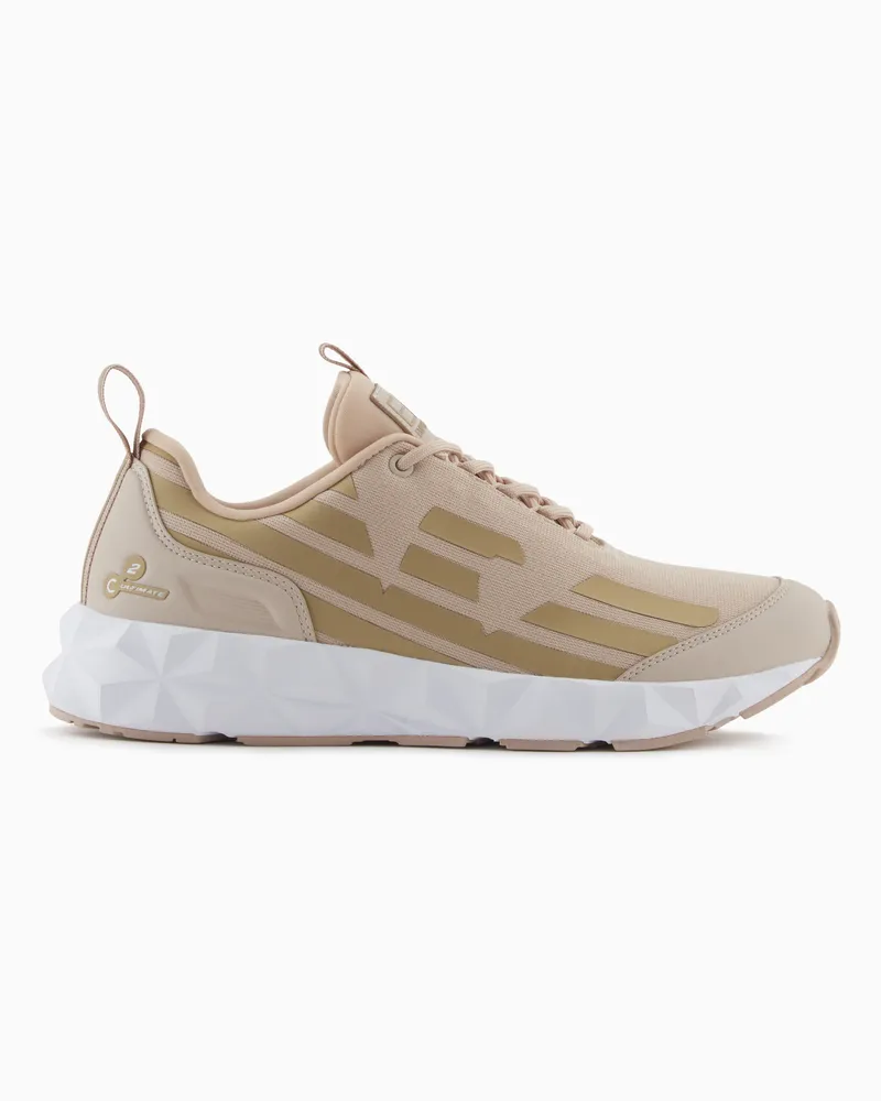 EA7 Ultimate C2 Kombat Core Sneaker Goldfarben