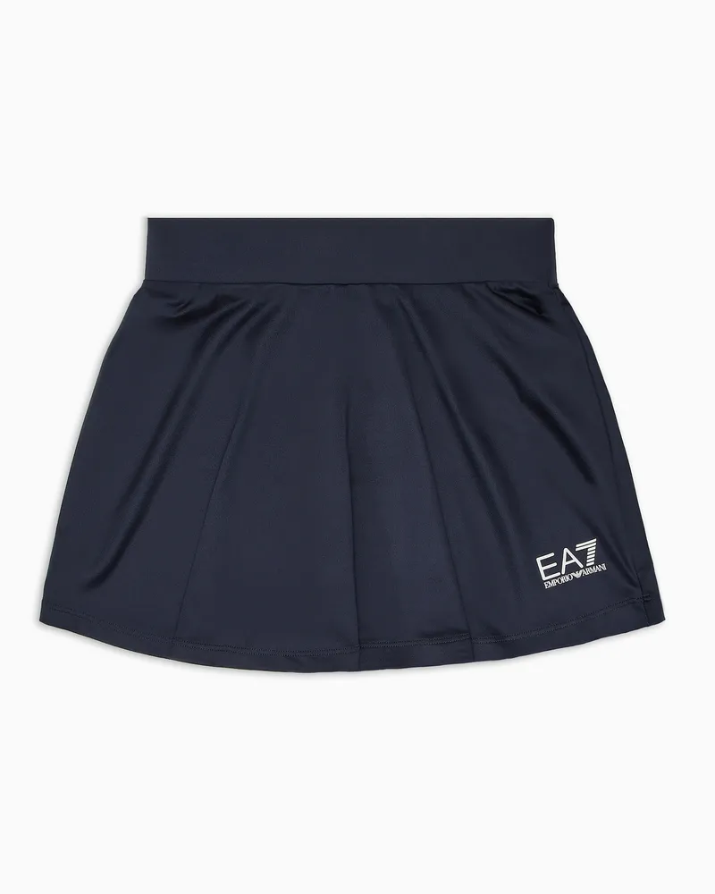 EA7 Tennis Pro Minirock aus VENTUS7-Funktionsgewebe Marineblau
