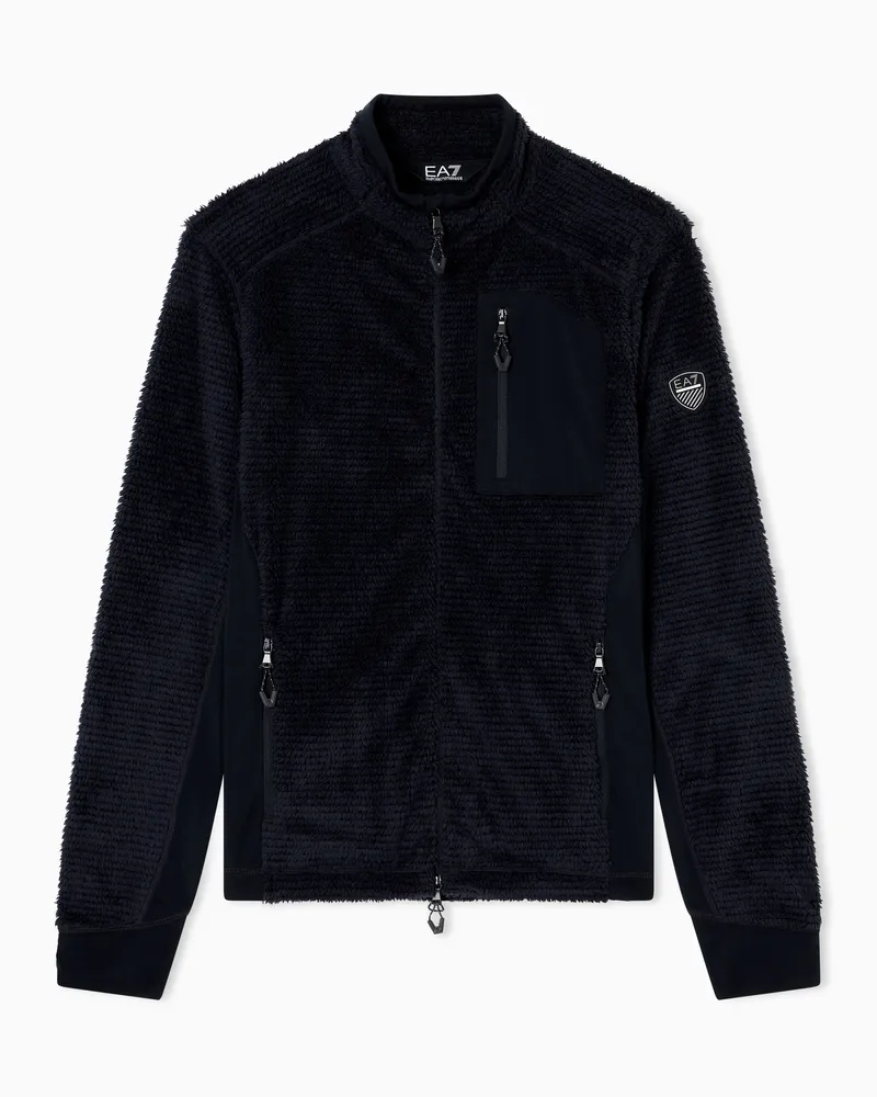 EA7 Technisches Bear-Skifleece Schwarz