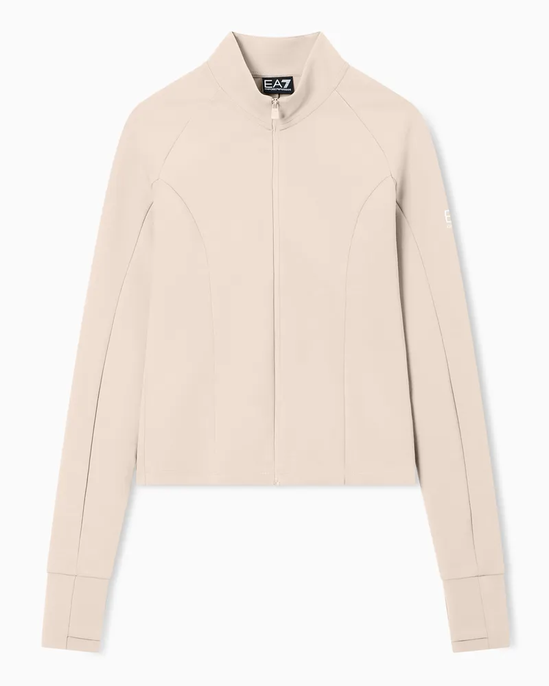 EA7 Sweatshirts mit Reißverschluss Beige