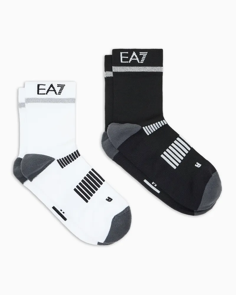 EA7 Crusher Distance Laufsocken Schwarz