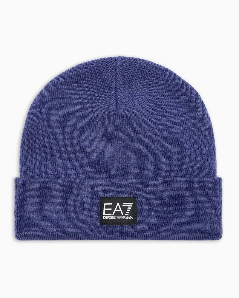 EA7 Beanie Junior aus Funktionsgewebe Violett