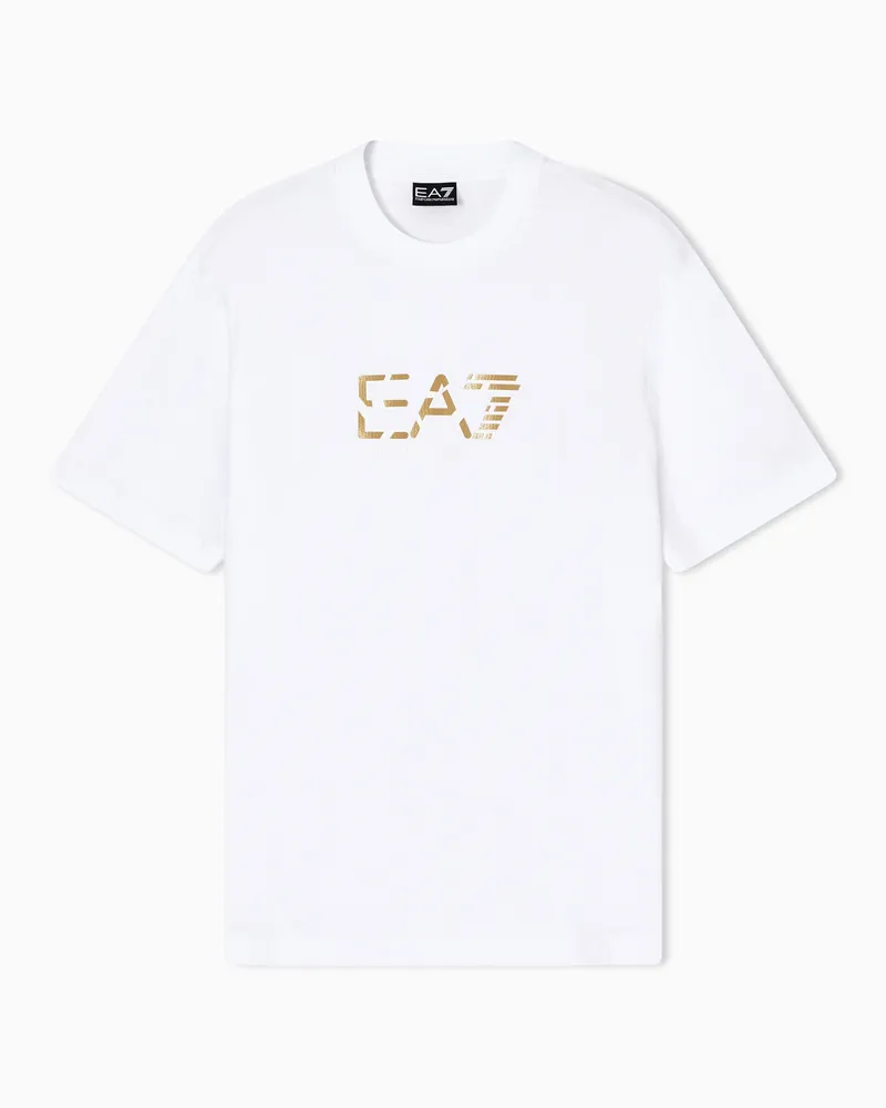 EA7 Regular Fit T-Shirts Weiß