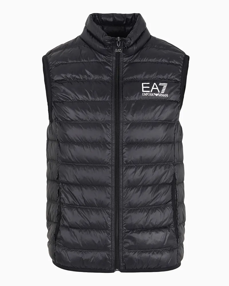 EA7 Core Identity Packbare Weste Schwarz