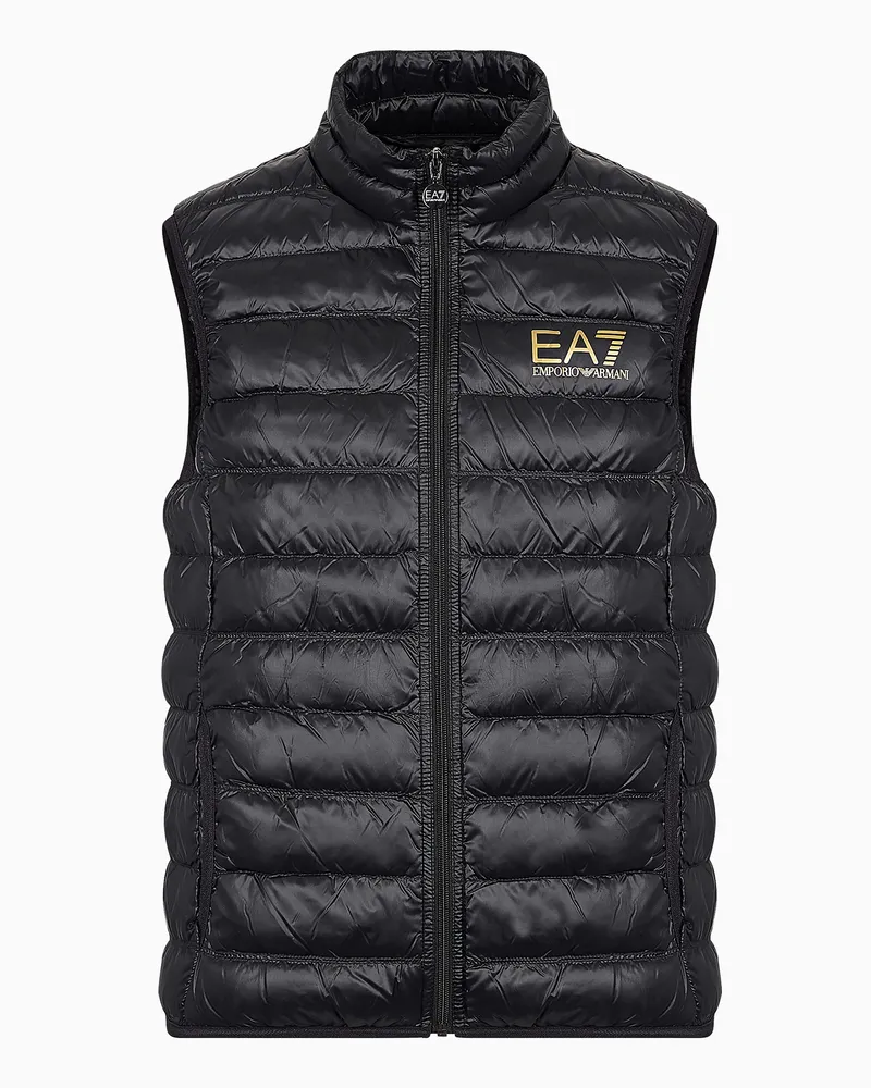 EA7 Core Identity Packbare Weste Schwarz