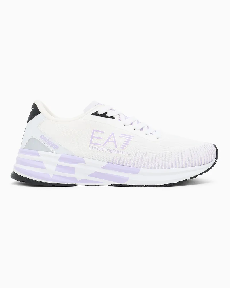 EA7 Crusher Distance Knit Sneaker 2.0 Violett