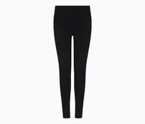 Baumwollstretch-jersey Leggings mit hohem Bund Core Lady