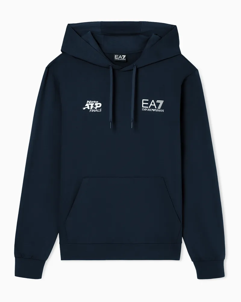 EA7 Nitto ATP Finals Hoodie mit Event-Aufdruck Marineblau