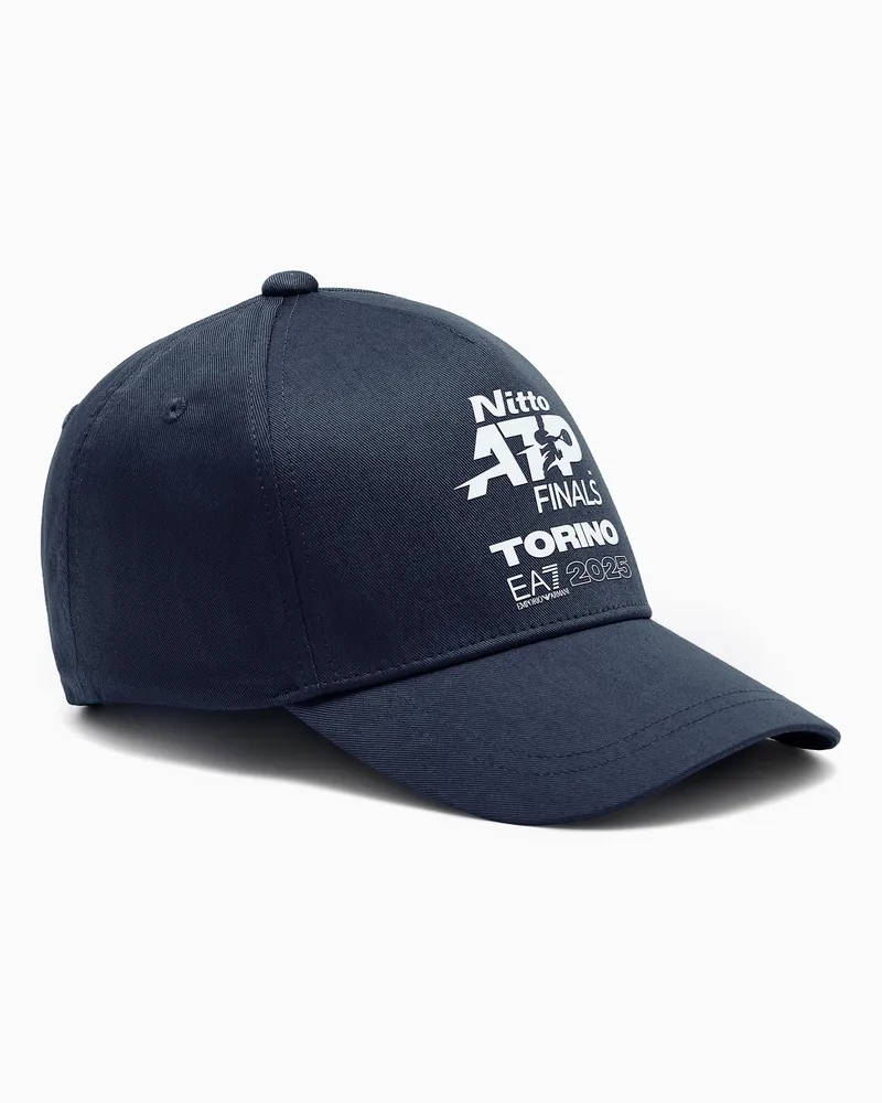 EA7 Nitto ATP Finals Baseballkappe mit Event-Logo Marineblau