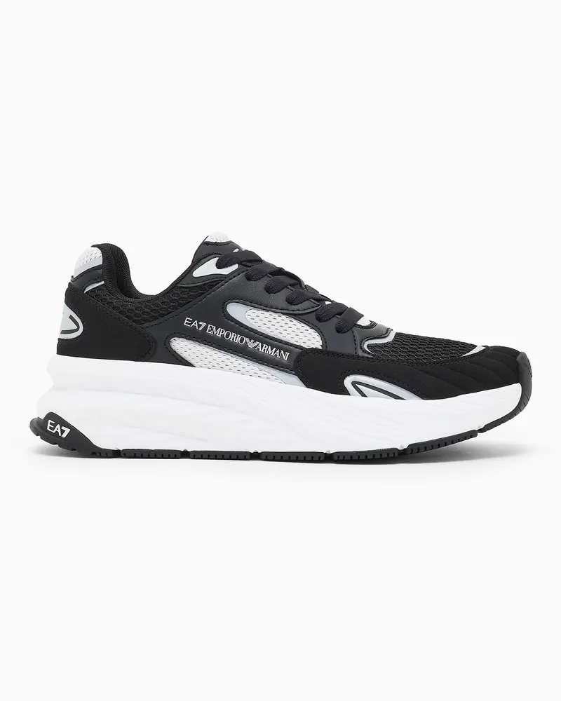 EA7 Crusher sonic mix sneaker aus Mesh von Crusher Sonic Mix Schwarz