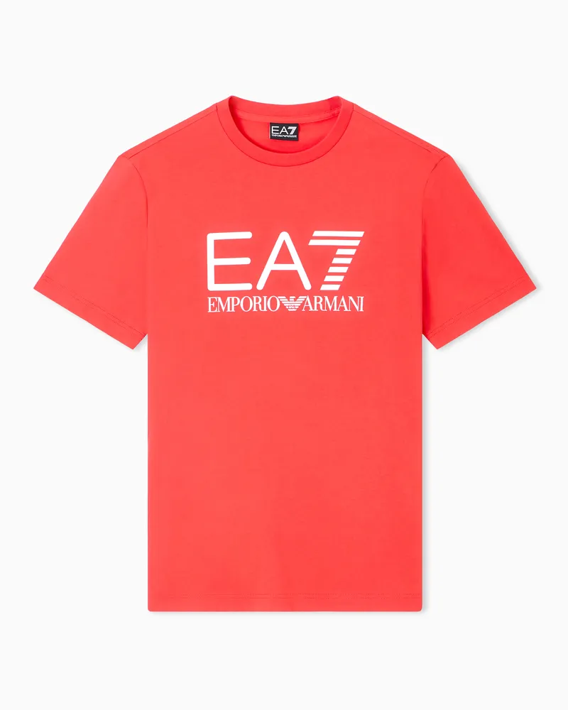 EA7 Regular Fit T-Shirts Rot