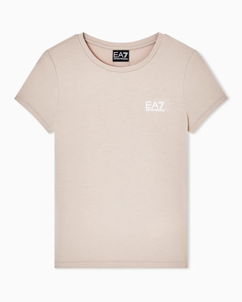 EA7 Slim Fit T-Shirts Beige