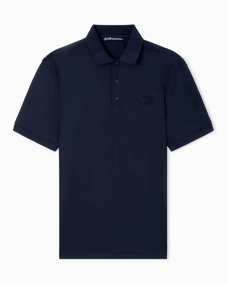 EA7 Golf Pro Poloshirt aus VENTUS7-Funktionsgewebe Marineblau