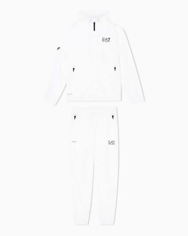EA7 Tennis Pro Trainingsanzug aus VENTUS7-Funktionsgewebe Weiß