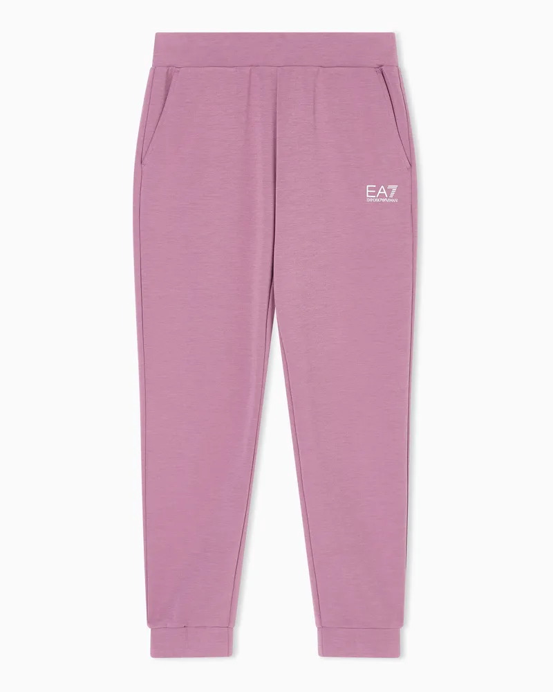 EA7 ASV Logo Series Girl Jogginghose aus recyceltem Gewebe Pink