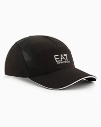 EA7 Tennis Pro Baseballcap Schwarz