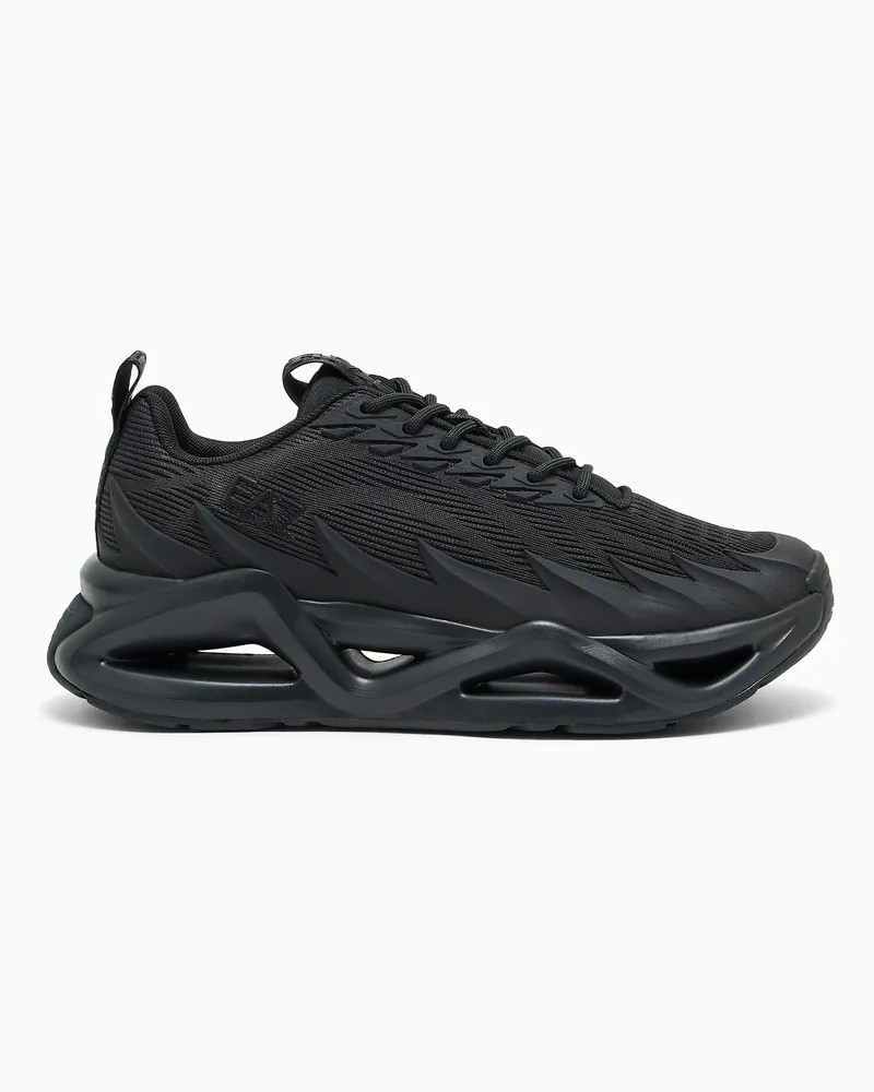 EA7 Sneaker Infinity Venom im Regular Fit aus Mesh Schwarz