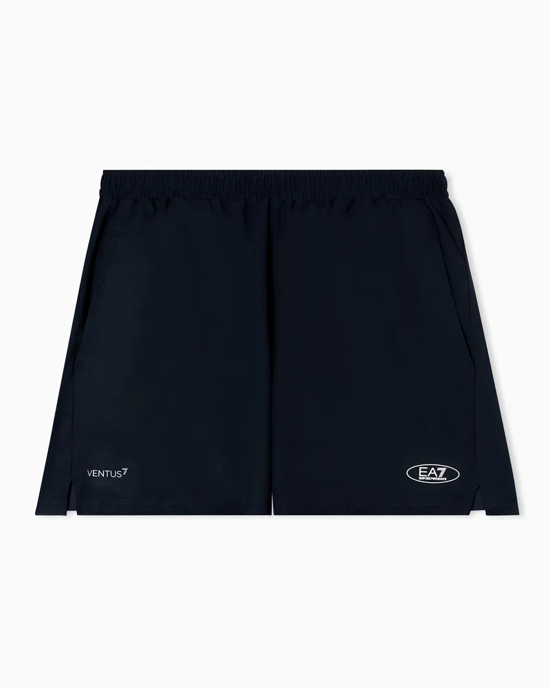 EA7 Tennis Pro Shorts aus VENTUS7-Funktionsgewebe Marineblau