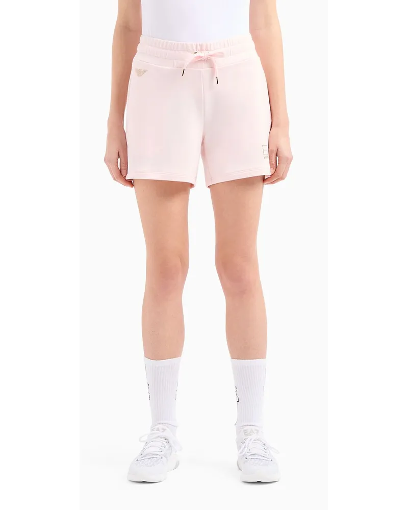 EA7 Evolution Shorts Aus Einer Viskosemischung Rosa