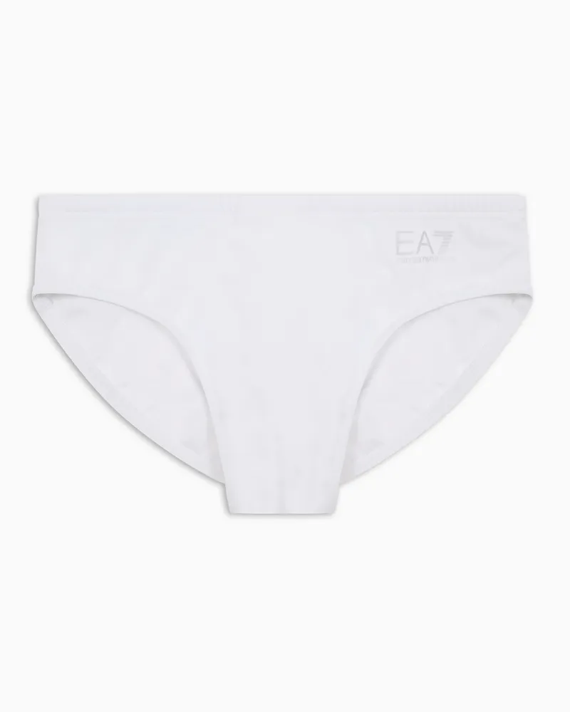 EA7 Badehose Weiß