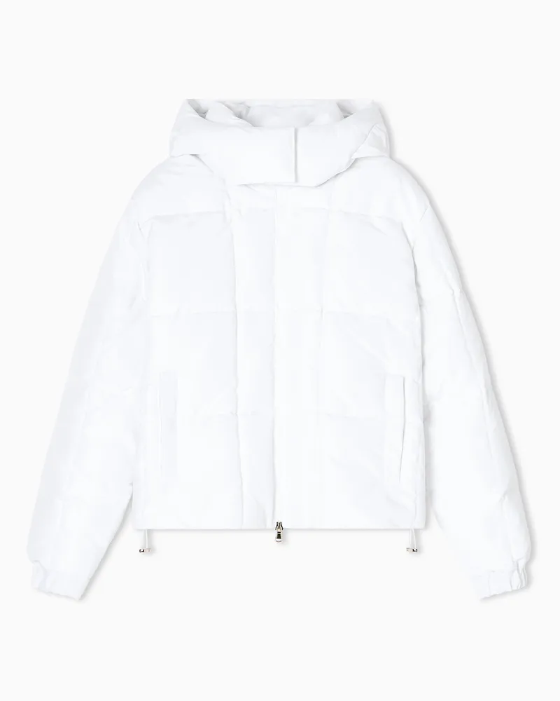 EA7 Gesteppte Jacke mit CALIDUM7-Wattierung Weiß