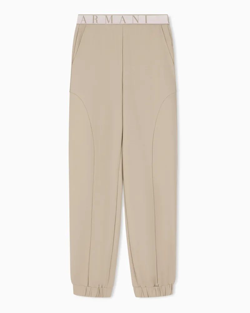 EA7 Dynamic Athlete Jogginghose aus „Natural VENTUS7“-Funktionsgewebe Beige