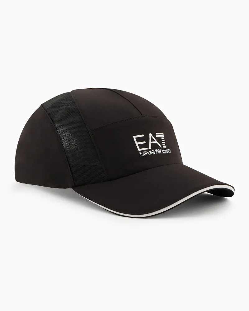 EA7 Tennis Pro Baseballcap Schwarz